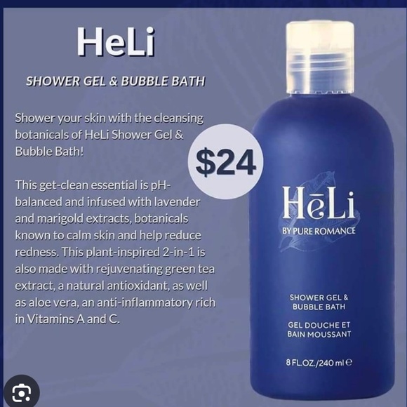 PR 2-in-1 Body Wash & Bubble Bath- Heli Unscented- new and sealed - Picture 2 of 3